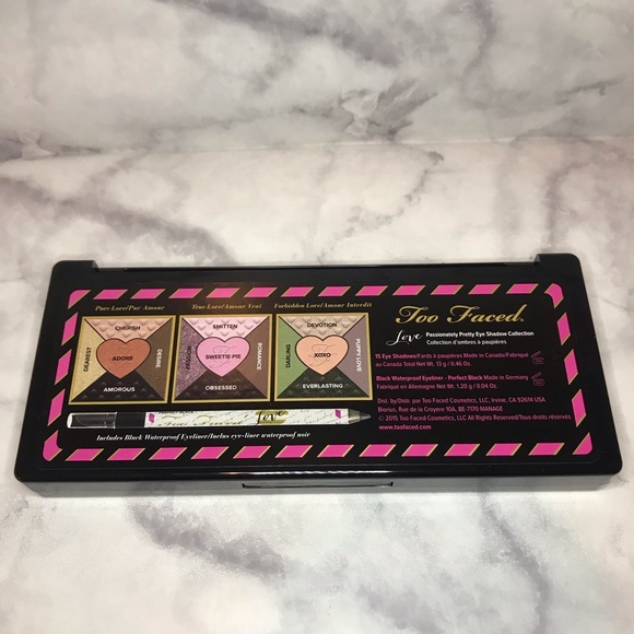 Too Faced Love Eyeshadow Palette - Picture 5 of 6